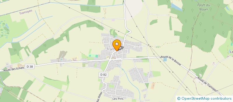 localisation de l'entreprise MADAME ANNE-JULIE LACHENAL  TRAMOYES