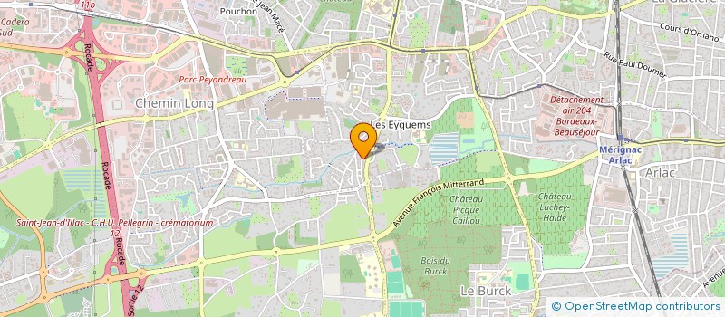 localisation de l'entreprise MADAME ANNE-JULIE PARENT  MERIGNAC