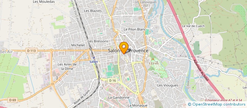 localisation de l'entreprise MADAME ANNE JULIEN LAFFERRIERE  SALON-DE-PROVENCE