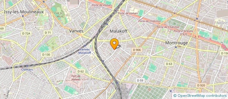 localisation de l'entreprise MADAME ANNE-JULIETTE HENRY  MALAKOFF