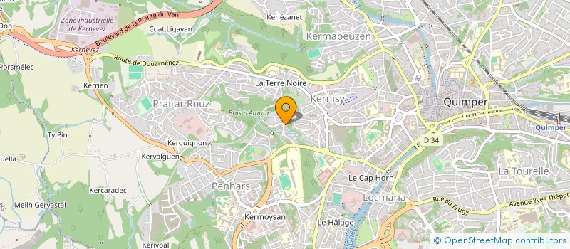 localisation de l'entreprise MADAME ANNE JULIETTE RICHARD à QUIMPER