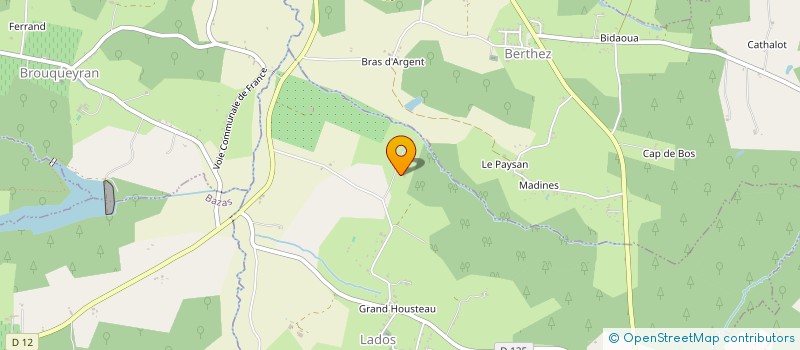 localisation de l'entreprise MADAME ANNE JULIETTE VINCENT  LADOS