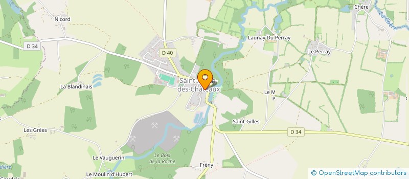 localisation de l'entreprise MADAME ANNE JUTON  CHATEAUBRIANT