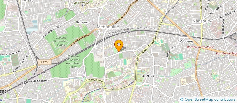 localisation de l'entreprise MADAME ANNE KADDOURI  TALENCE