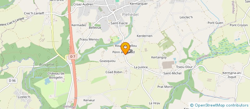 localisation de l'entreprise MADAME ANNE-KAEL ALCAIDE  PLEHEDEL