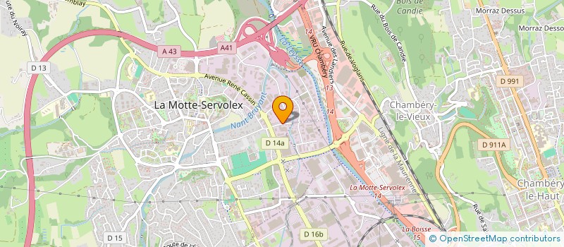 localisation de l'entreprise MADAME ANNE KAISER  LA MOTTE-SERVOLEX