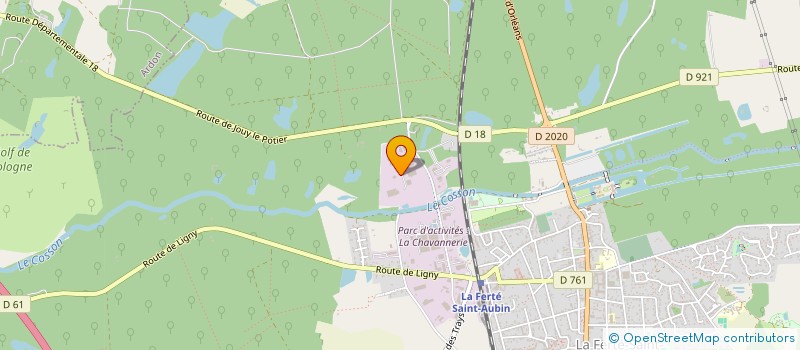 localisation de l'entreprise MADAME ANNE KAKKO CHILOFF à LIGNY-LE-RIBAULT