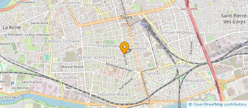 localisation de l'entreprise MADAME ANNE-KAREN NANCEY  TOURS