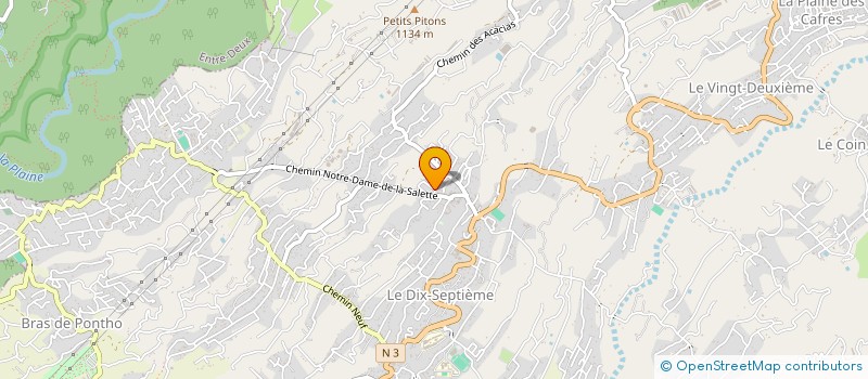 localisation de l'entreprise MADAME ANNE KAREN RIVIERE  LE TAMPON