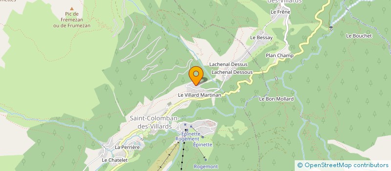 localisation de l'entreprise MADAME ANNE-KARINE FAVRE-BONTE  VALMEINIER