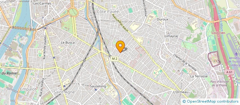 localisation de l'entreprise MADAME ANNE KATAN  TOULOUSE