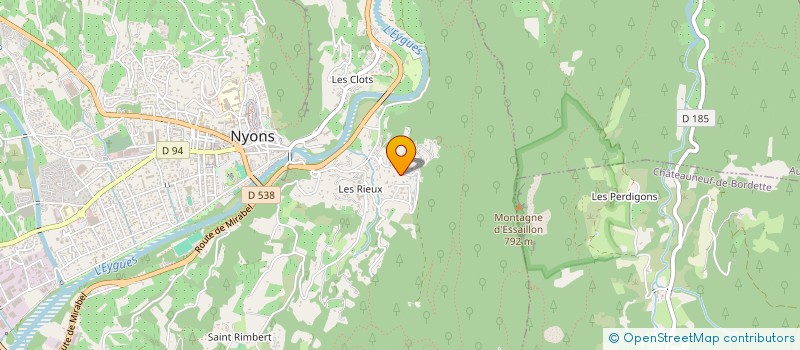 localisation de l'entreprise MADAME ANNE-KATHRIN SCHMITT à NYONS