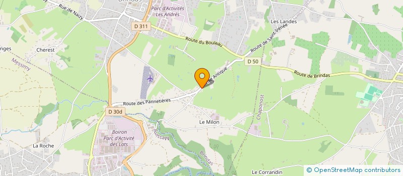 localisation de l'entreprise MADAME ANNE-KATTY FABRE à BRINDAS