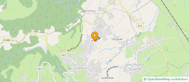 localisation de l'entreprise MADAME ANNE KELLER  LEZIGNEUX