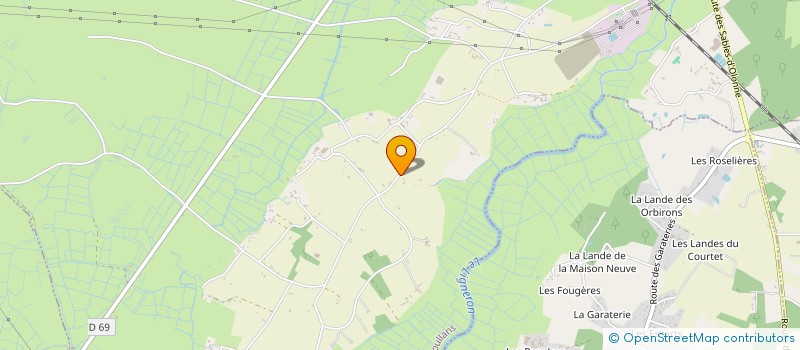 localisation de l'entreprise MADAME ANNE KENNOF  SOULLANS