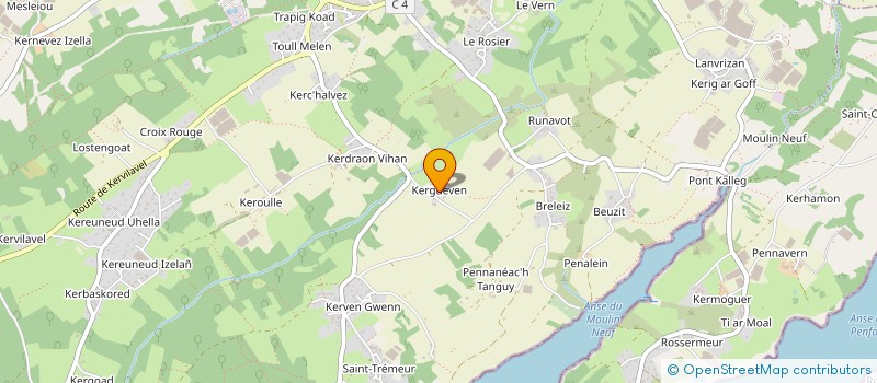 localisation de l'entreprise MADAME ANNE KERDONCUFF à PLOUGASTEL-DAOULAS