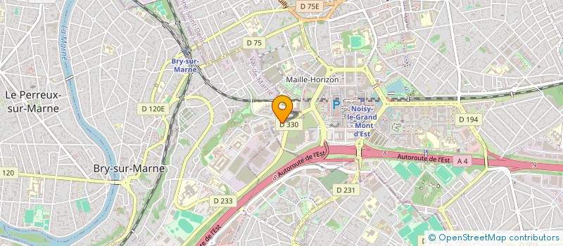 localisation de l'entreprise MADAME ANNE KERLIRZIN  BRY-SUR-MARNE