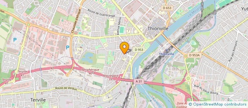 localisation de l'entreprise MADAME ANNE KERSTEN  THIONVILLE