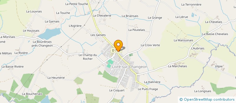 localisation de l'entreprise MADAME ANNE KERVADEC à LIVRE-SUR-CHANGEON