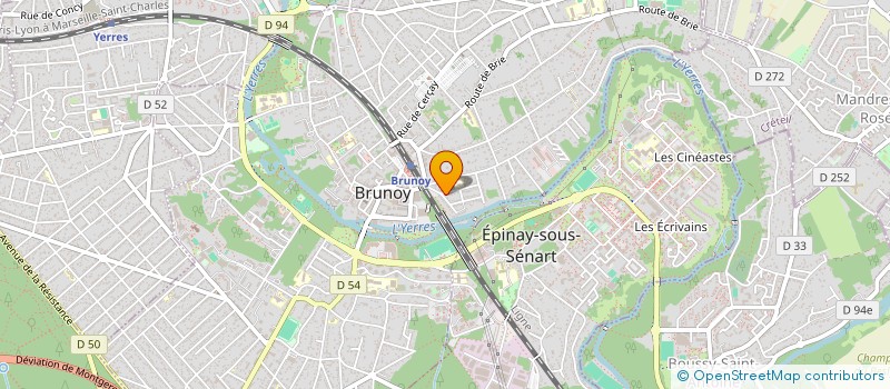 localisation de l'entreprise MADAME ANNE KERYHUEL à BRUNOY