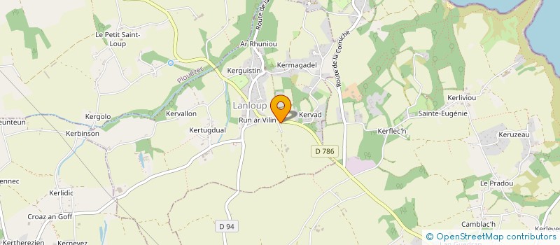 localisation de l'entreprise MADAME ANNE KIESEL à LANLOUP