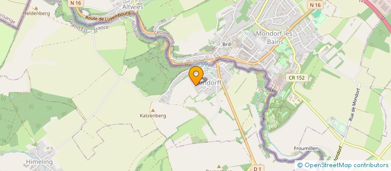 localisation de l'entreprise MADAME ANNE KINDIG  FIXEM