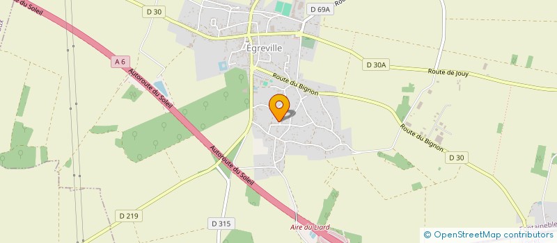 localisation de l'entreprise MADAME ANNE KING à EGREVILLE