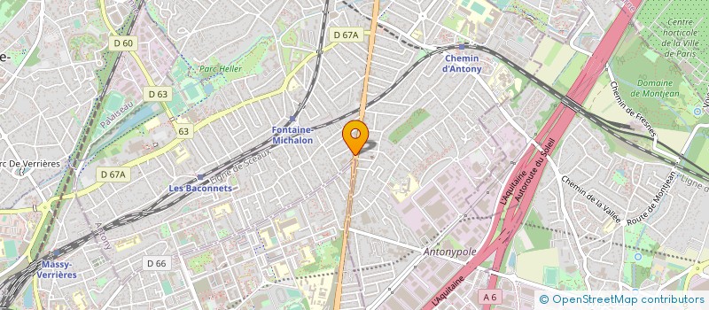 localisation de l'entreprise MADAME ANNE KLASINSKI à ANTONY