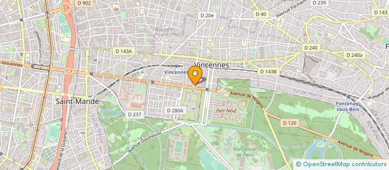 localisation de l'entreprise MADAME ANNE KNOLL à VINCENNES