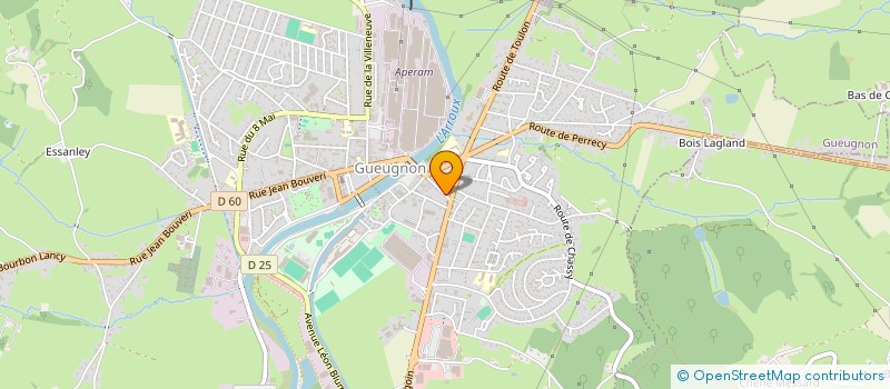 localisation de l'entreprise MADAME ANNE KOTVAS  GUEUGNON