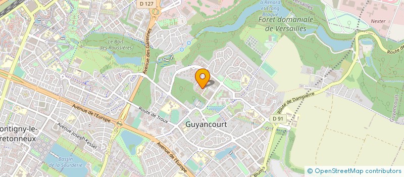 localisation de l'entreprise MADAME ANNE LABAT  GUYANCOURT