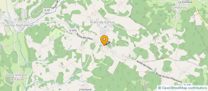 localisation de l'entreprise MADAME ANNE LABERNARDIE  PRATS-DE-CARLUX