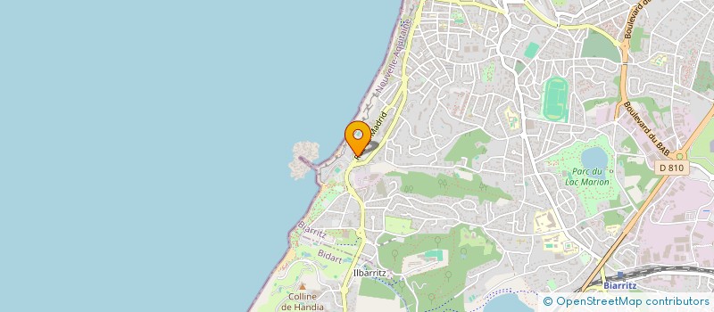 localisation de l'entreprise MADAME ANNE LABORDE à BIARRITZ