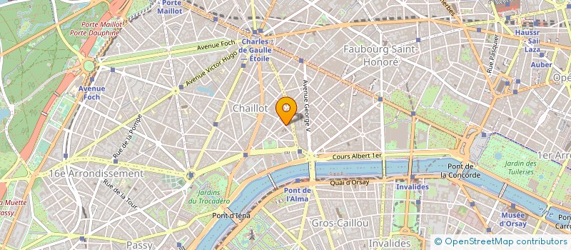 localisation de l'entreprise MADAME ANNE LACK  PARIS