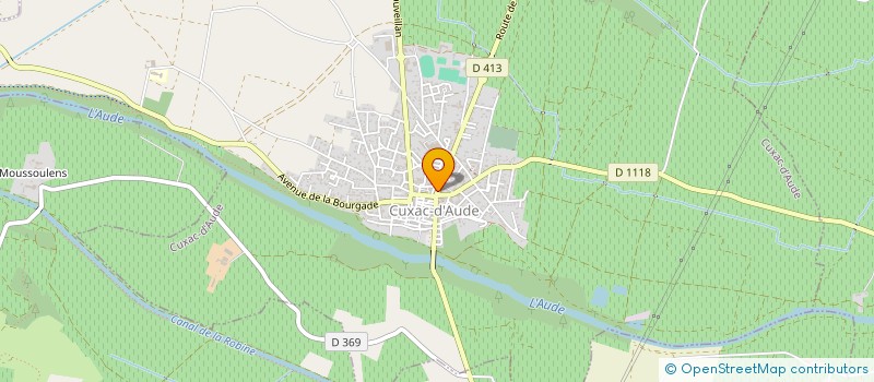 localisation de l'entreprise MADAME ANNE LACOMBE  CUXAC-D'AUDE