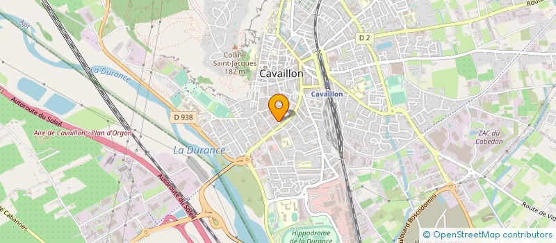 localisation de l'entreprise MADAME ANNE LACORDAIRE à CAVAILLON