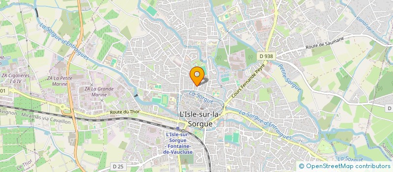 localisation de l'entreprise MADAME ANNE LACOUTURE à L'ISLE-SUR-LA-SORGUE