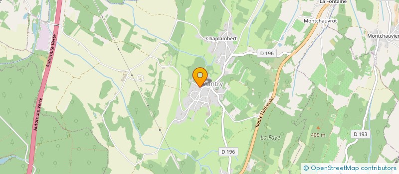 localisation de l'entreprise MADAME ANNE LACROIX  MANTRY