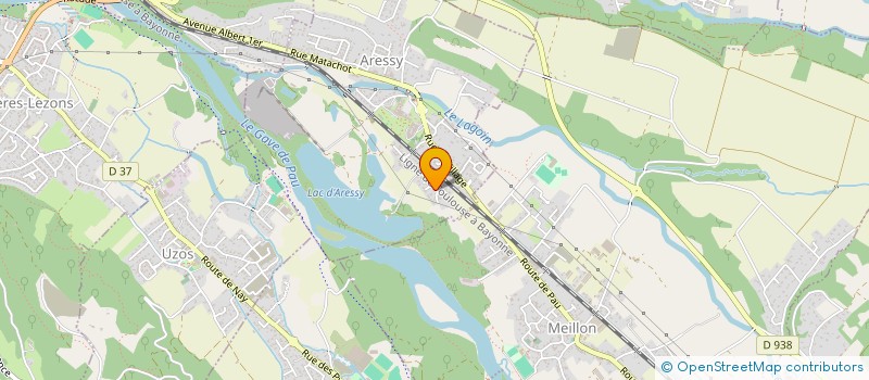 localisation de l'entreprise MADAME ANNE LAFFITTE  ARESSY