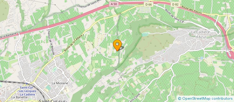 localisation de l'entreprise MADAME ANNE LAFFONT à SAINT-CYR-SUR-MER