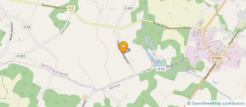 localisation de l'entreprise MADAME ANNE LAFITTE  SAINT-CRICQ-CHALOSSE