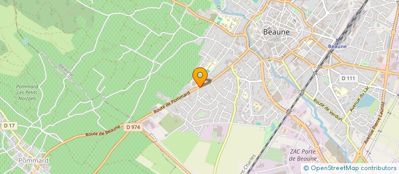 localisation de l'entreprise MADAME ANNE LAFON à BEAUNE
