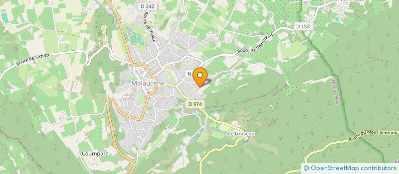 localisation de l'entreprise MADAME ANNE LAFONT à MALAUCENE