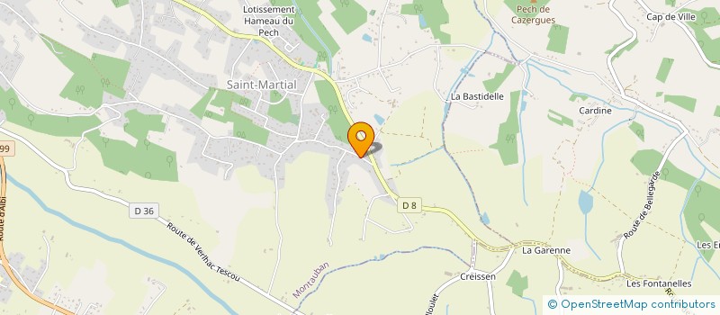 localisation de l'entreprise MADAME ANNE LAGUILLE  MONTAUBAN