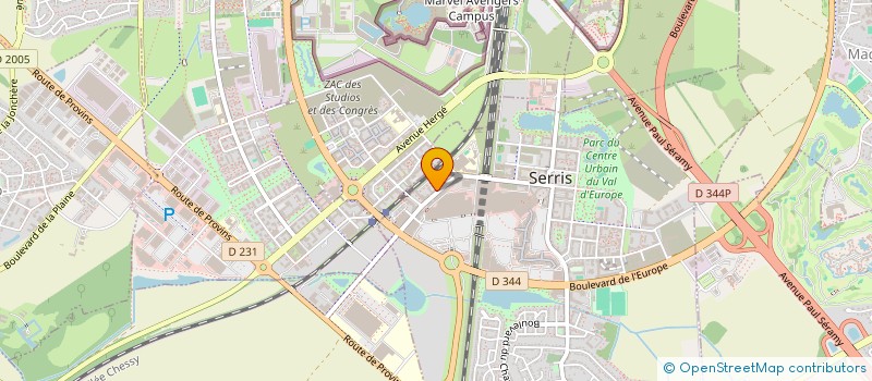 localisation de l'entreprise MADAME ANNE LALLEMAND  SERRIS