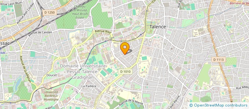 localisation de l'entreprise MADAME ANNE LALY  TALENCE