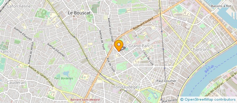 localisation de l'entreprise MADAME ANNE LAMOTHE à BORDEAUX