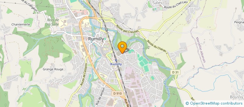 localisation de l'entreprise MADAME ANNE LAMOUILLE  RUMILLY