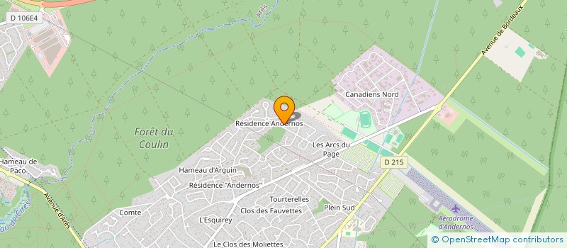 localisation de l'entreprise MADAME ANNE LAMOUR à ANDERNOS-LES-BAINS