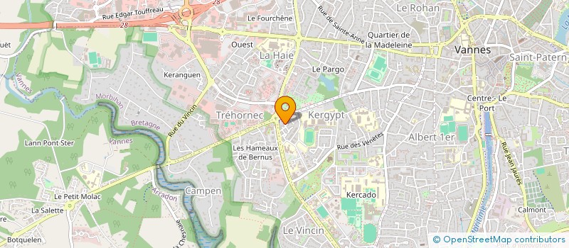 localisation de l'entreprise MADAME ANNE LAMOUREC à VANNES